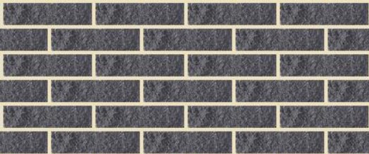 BrickStone Черный (рваный ложок, евро-стандарт)